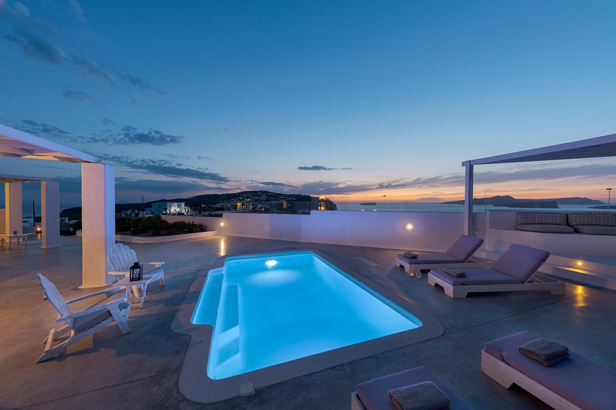 Hemera Holiday Home Villa On Santorini Akrotiri  Exterior photo